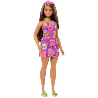 Barbie Fashionista Florales Outfit bunt