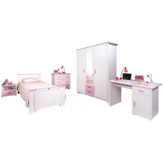 Xxxl Jugendzimmer, Weiß, Holzwerkstoff, 120x200x80 cm, Kinder- & Jugendzimmer, Jugendmöbel, Komplette Kinder- & Jugendzimmer