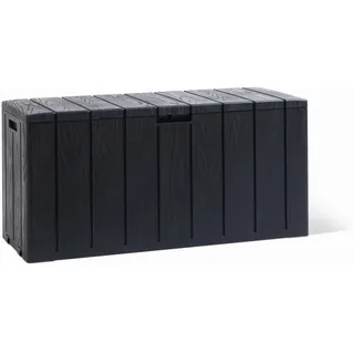 None Kissenbox 'Bravo' Kunststoff anthrazit 117,5 x 56 x 46 cm