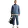 Df Kapuzenjacke Diffused Blue/Reflective Silv S