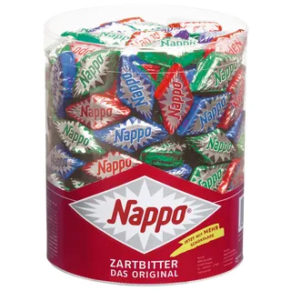 Nappo Zartbitter - Der Klassiker - Schokolade Nougat - 200 Stück