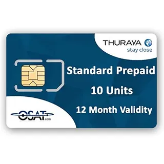 OSAT Thuraya Satellitentelefon Standard-SIM-Karte mit 10 Einheiten