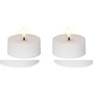 Lumineo Solar Teelicht 7 x 3,2 cm weiß