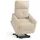 MCombo Fernsehsessel 7027 Stoff 67 5 x 105 x 86 5 Beige elektrisch Aufstehhilfe