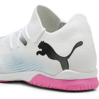 Herren puma white/puma black/poison pink 44