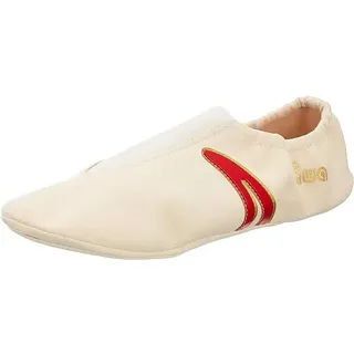 IWA Gymnastikschuh 402 - Creme mit roten Streifen - 33