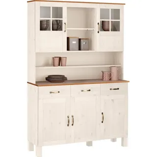 Home Affaire Küchenbuffet Alby 125 x 38 x 185 cm Weiß