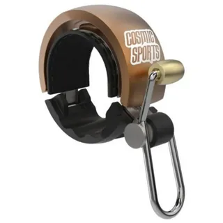 Knog Fahrradklingel Knog Oi Luxe Small black/matte bourbon, 22.2mm braun