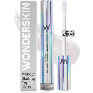 Wonderskin Wonder Blading Top Gloss – Klarer Glitzer-Lipgloss, Feuchtigkeitsspendendes Und Hochglänzendes Lippen-Make-Up (Holografisch)