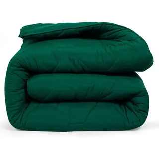 DoubleDry 2 in 1 Bettdecke 140x200 cm - Waschbare Bettdecke Ohne Bezug - Grün - Grün