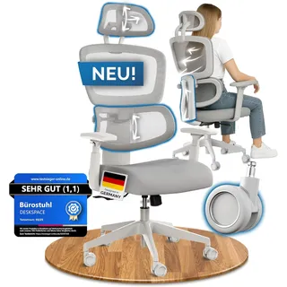 deskspace Move Kunstleder Grau