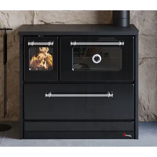 simgesoba Küchenofen Holzherd 701-G Omega weiß, linke Version - 9,18 kW