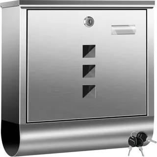 Kesser Edelstahl silber inkl. Zeitungsfach