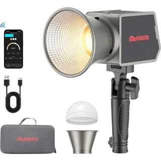 Multiblitz MB-PL LED 60B Fotolicht 60 W Bi Color COB LED Licht mit Akku