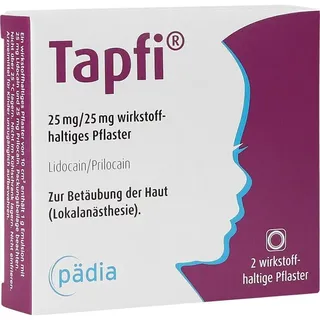 Pädia GmbH Tapfi 25 mg/25 mg wirkstoffhaltiges Pflaster 2 St.