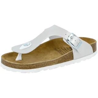 LICO BIOLINE TREND KIDS Mädchen Pantoletten, Silber, 37 EU