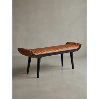 KADIMA DESIGN Sitzbank Moderne Braun 125 x 51 x 38 cm
