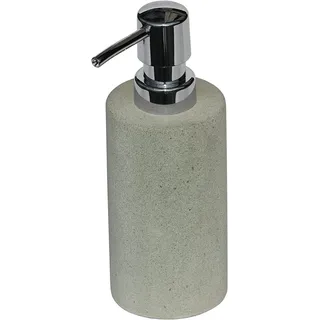 Wogeka - Seifenspender - im modernen Style aus Marmor Stein Holz als Geschenk-Idee zu Weihnachten Geburtstag Dekoration Badezimmer (08 Sandstein (Höhe 18cm))