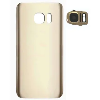 UU FIX Akkudeckel Ersatz für Samsung Galaxy S7edge(Gold) Cover Rückseite Reparaturteil Mit Tool Kit.