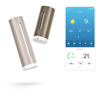 Netatmo Smarte Wetterstation Original 2. Gen Mint NWS-M-EC