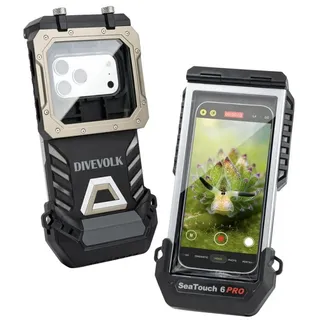 Divevolk - Seatouch 6 Pro - Smartphone Unterwassergehäuse - Schwarz