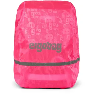 ergobag Regenschutz für Schulranzen und Rucksack, wasserdicht, mit Reflektoren und Gummizug