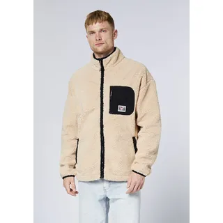 Chiemsee Fleecejacke CHIEMSEE, Herren, Gr. S (44/46), sand, 100% Polyester, Jacken Fleecejacke