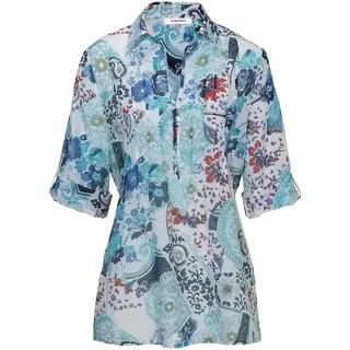 Tunika-Bluse 3/4 Arm Peter Hahn weiss, 50