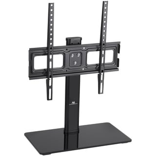 Maclean Brackets Maclean MC-450 TV-Ständer Standfüß TV Bildschirm Stand für 32-65" QLED LCD LED OLED Plasma Fernseher bis max. 40kg max. VESA 400x400, Höhenverstellbar