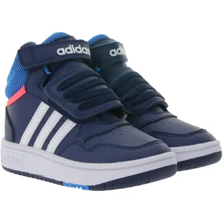 adidas Hoops Mid 3.0 AC Basketball Shoe, Dark Blue/Blue Rush/Turbo, 21