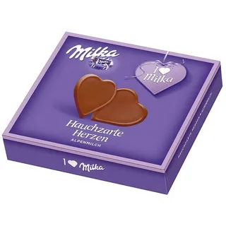 MILKA Hauchzarte Herzen Nougat 5 Packungen 130 g