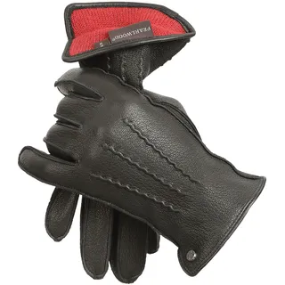 Pearlwood Lederhandschuhe PEARLWOOD "Luke", Herren, Gr. 9.5, schwarz, Ziegenleder, unifarben, Handschuhe, Atmungsaktiv, Wärmeregulierend, Wind - und Wasserabweisend