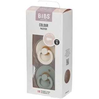 Bibs Colour 2er-Pack, Latex Größe 1, Ivory/Sage