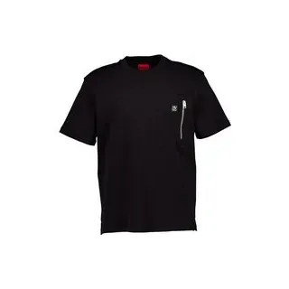 Hugo Herren T-Shirt schwarz, schwarz, Herbst/Winter 2025/2026
