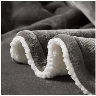 Woltu Kuscheldecke 220 x 240 cm Grau