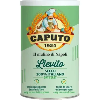 Caputo Lievito Trockenhefe 100g - Italienische Instant Hefe für Pizzateig & Brot - Hohe Triebkraft - Wiederverschließbare Dose - 100% Italiano
