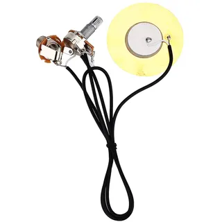Piezo-Tonabnehmer, 50 Mm Metall-Tonabnehmer, Piezo-Wandler, Vorverkabelter Verstärker-Tonabnehmer für Gitarrenzubehör, Piezo-Tonabnehmer für Akustikgitarre, Akustikgitarrenteile