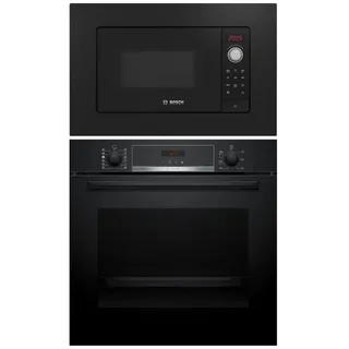 Bosch Einbau-Set Backofen Pyrolyse AutoPilot 10 + Mikrowelle 20 Liter