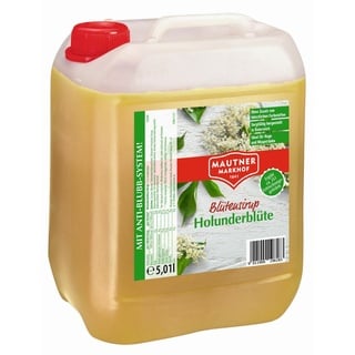 Mautner Markhof Holunderblüten Sirup 5l - EINWEG