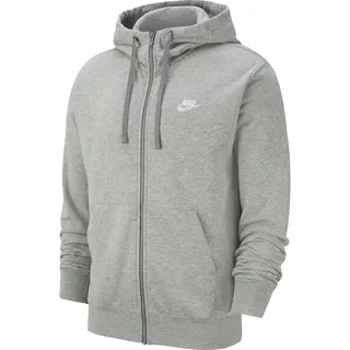 Nike Sportswear Club French Terry Kapuzenjacke dark grey heather/matte silver XL