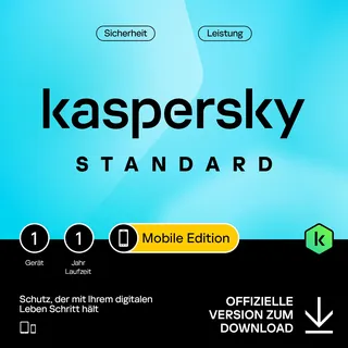 Kaspersky Lab Kaspersky Standard Mobile Edition 1 Jahr DE Android iOS