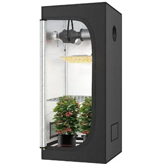 Jung Growbox 120 x 120 x 200 cm Schwarz