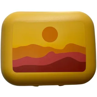 TUPPERWARE To Go Twin gelb Brotdose Box Behälter Dose Brot Größe 3