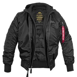 Alpha Industries MA-1 D-Tec SE Jacke Black/Black S 