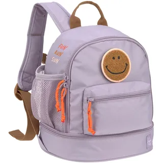 LÄSSIG Kinderrucksack mit Brustgurt Kindergartentasche Kindergartenrucksack 6,5L ab 3 Jahren/Mini Backpack Lilac