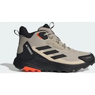 Adidas Herren Terrex Anylander Mid RAIN.RDY Hiking Shoes Wanderschuhe, Wonder Beige/Core Black/Orange, 41 1/3 EU