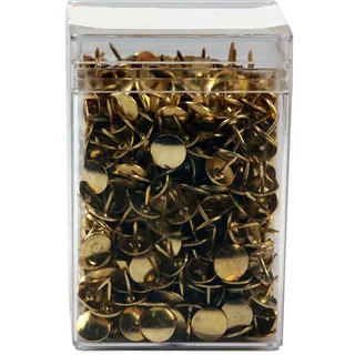 Livepac-Office 750 Reissnägel Reißbrettstifte Reißzwecken Heftzwecken vermessingt