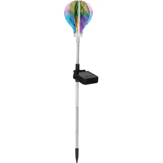NORTHPOINT LED Solar Gartenstäbe Außenbereich umweltfreundlich wetterbeständig Heiluftballon Glitzer