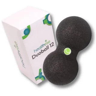 health rise Duoball 12 | Faszienball | zur Selbstmassage von parallelen Muskelsträngen | für Nacken und Rücken