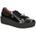 Sneaker Low Damen Schwarz/Gold 40 5